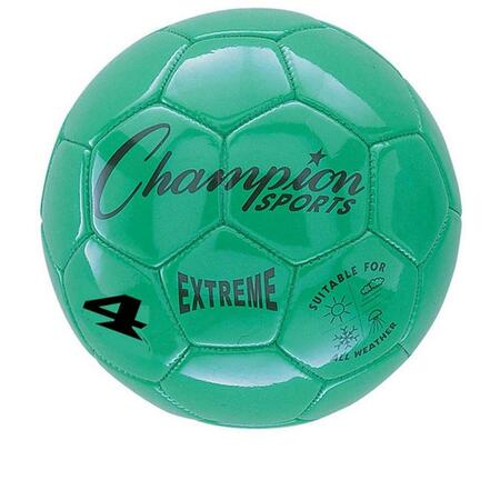 CHAMPION SPORTS 4 Size Extreme Series Soccer Ball - Green CHSEX4GN
